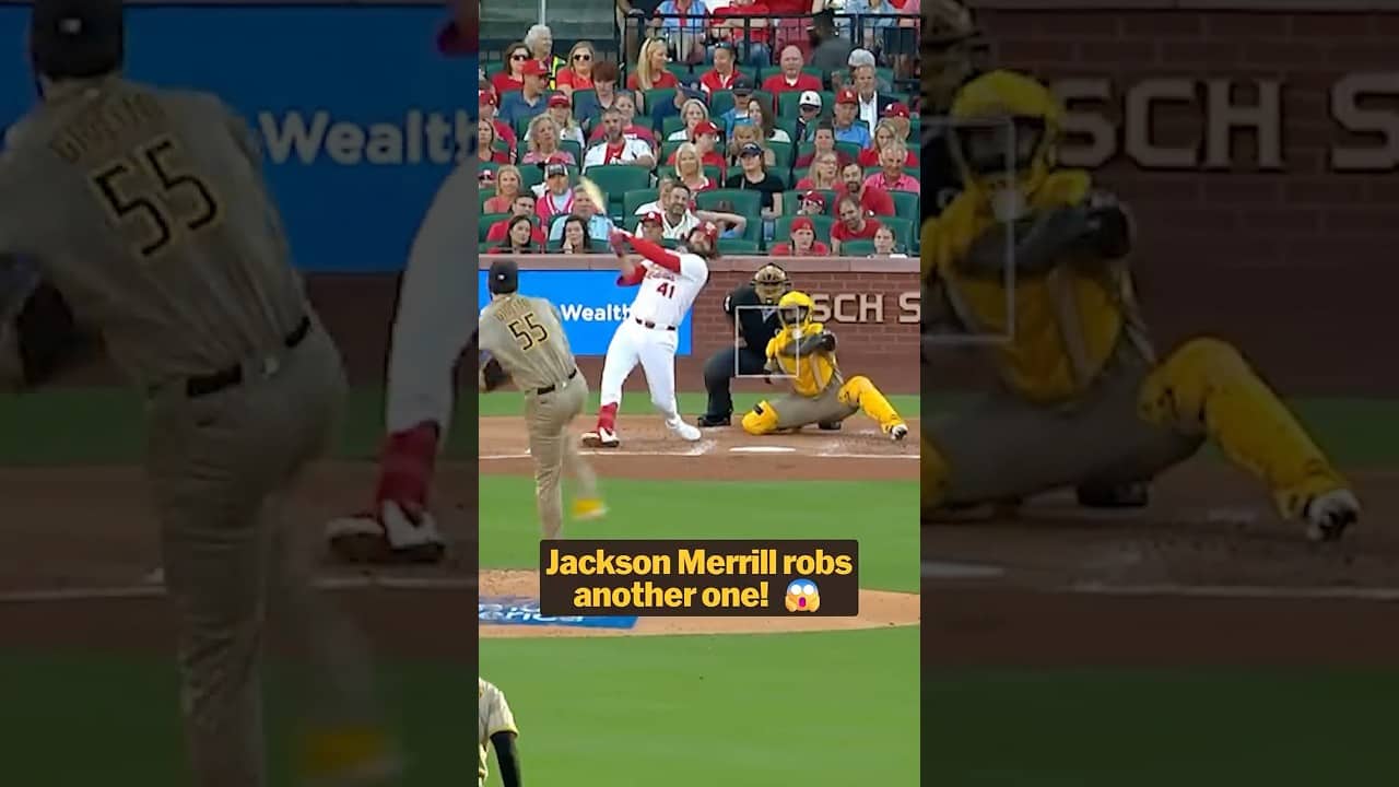 Jackson Merrill goes up to ROB another one!!
