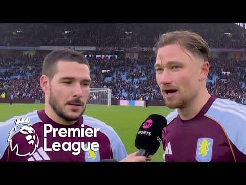 Emi Buendia, Matty Cash reflect on Villa's 'incredible' win v. Arsenal | Premier League | NBC Sports