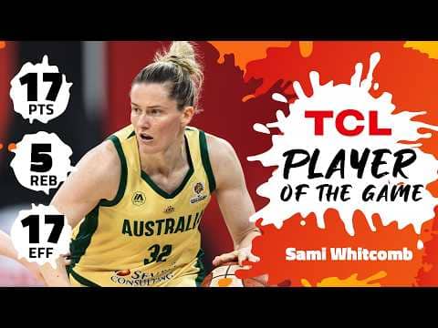 Sami Whitcomb (17 PTS) | TCL Player Of The Game | AUS vs JPN | #FIBAWWC 2026 Qualifying Tournament