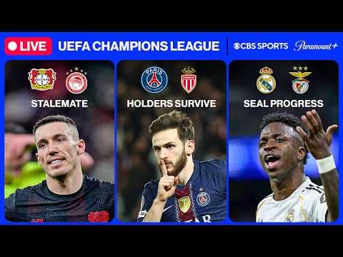 UEFA Champions League 24/7 ⭐ | Playoffs: Real Madrid, PSG & MORE | Sunday 3/1 | CBS Sports Golazo