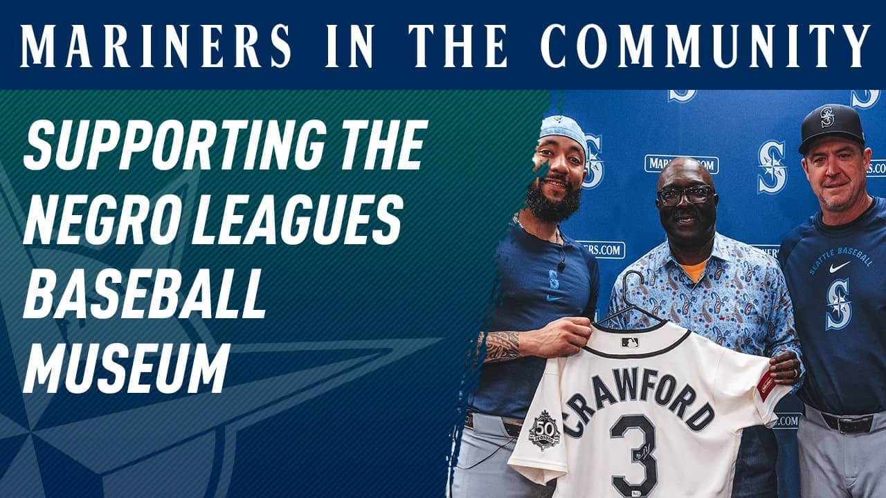 J.P. Crawford, Mariners Make Donations to Negro League Baseball Museum in Kansas City