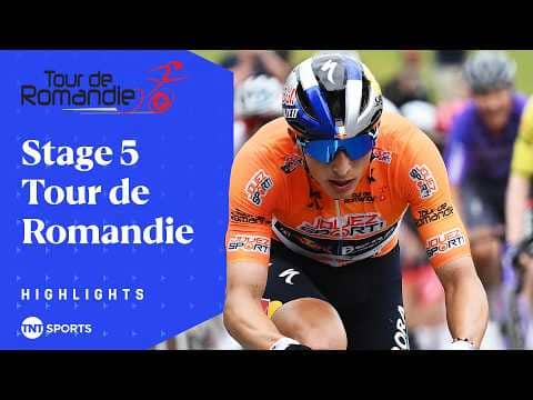 EXCEPTIONAL DISPLAY! 💪 | Men's 2026 Tour de Romandie Stage 5 Race Highlights | TNT Sports Cycling