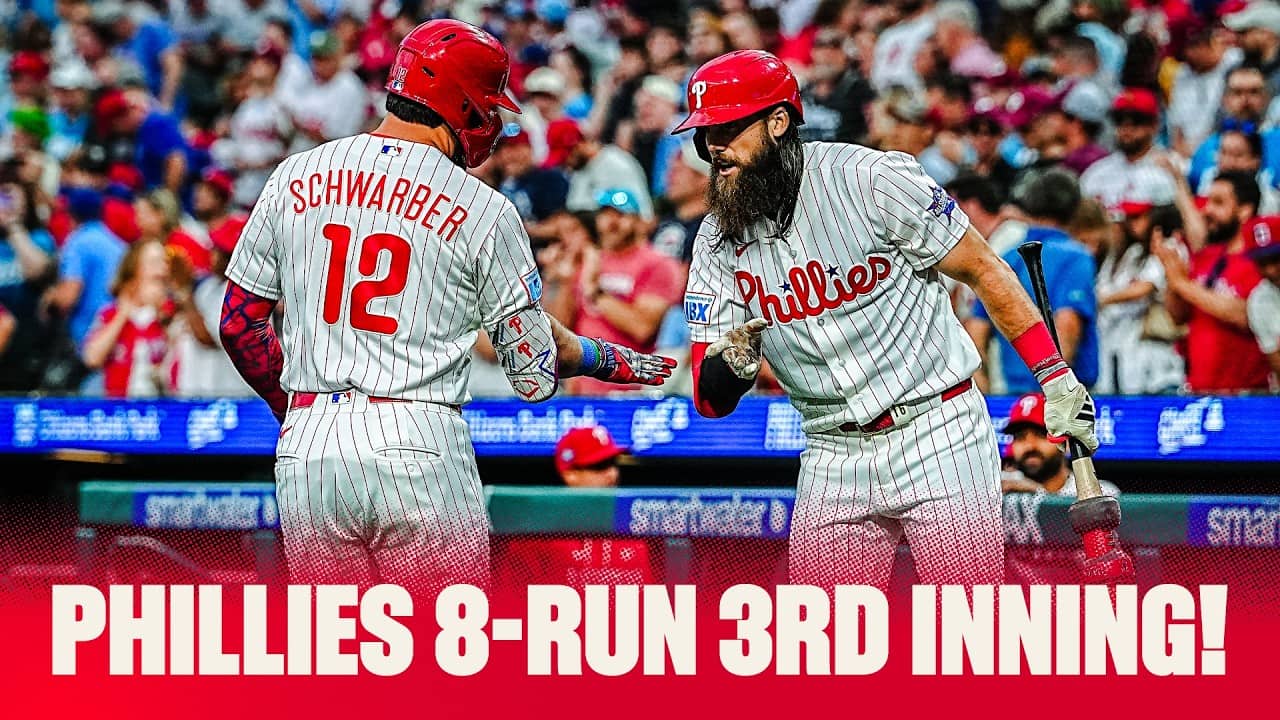 Phillies 8-RUN 3rd Inning vs. the New York Mets!