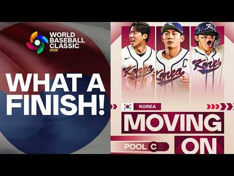 MOVING ON! ✈️ Team Korea advances to 2026 World Baseball Classic quarterfinals! 🇰🇷