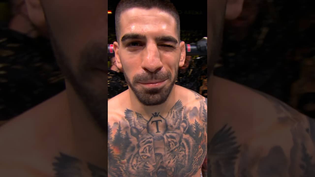 Ilia Topuria was singing to Max Holloway 🌹#ufcwhitehouse