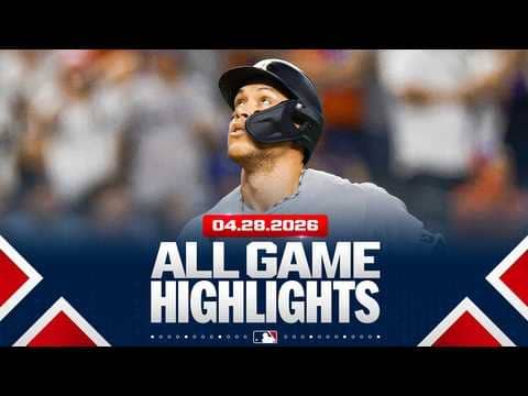 Highlights from ALL GAMES on 4/28 (Judge hits 12th HR, Shohei's ERA is 0.60, Bazzana debut & MORE!)