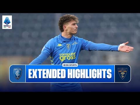Empoli vs. Lecce: Extended Highlights | Serie A | CBS Sports Golazo