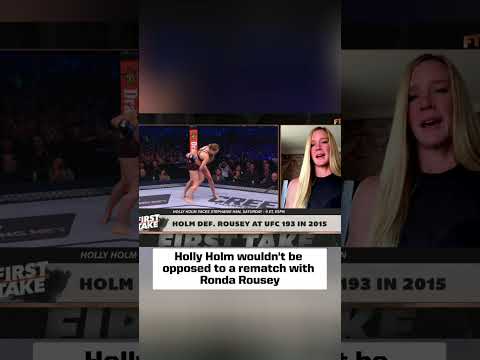 Holly Holm isn't backing down from a rematch 👀