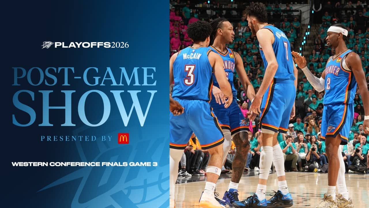 2026 Playoff Post Game Show Presented by McDonald's | OKC at SAS | Western Conference Finals Game 3