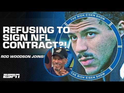 Rod Woodson HELD OUT on his rookie contract with the Pittsburgh Steelers 👀 | The Rich Eisen Show