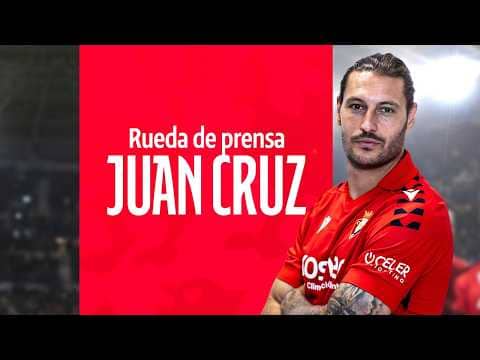 Rueda de prensa de Juan Cruz | 27.05.2026