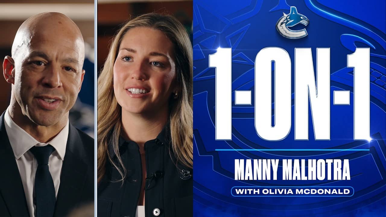 Manny Malhotra on being named the Head Coach of the Vancouver Canucks | 1-on-1 Olivia McDonald