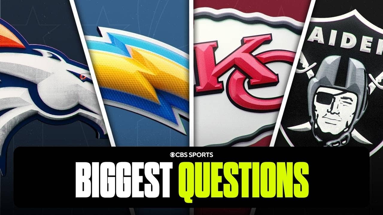 Biggest questions for each team in AFC West ahead of 2026 season 🤔