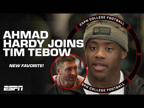 Tim Tebow shows why EVERYONE should be an Ahmad Hardy fan 👏 | SEC Nation