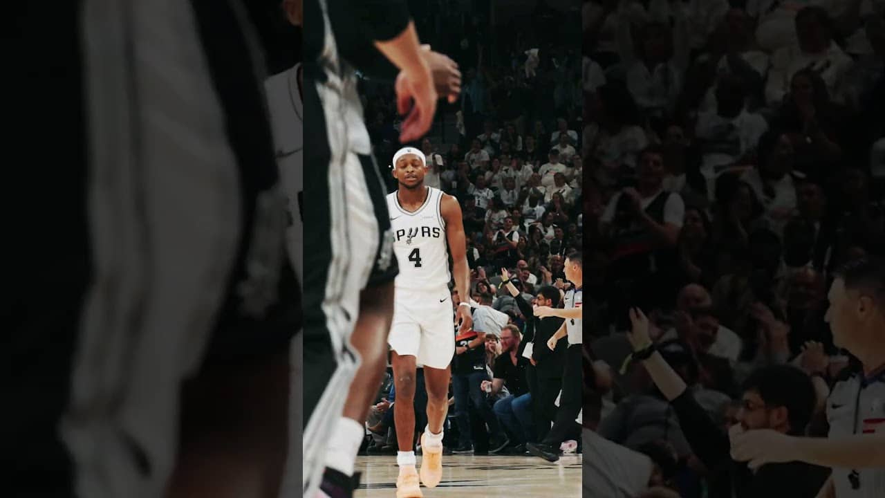 FROM THE LOGO 🦊  #nba #spurs #deaaronfox