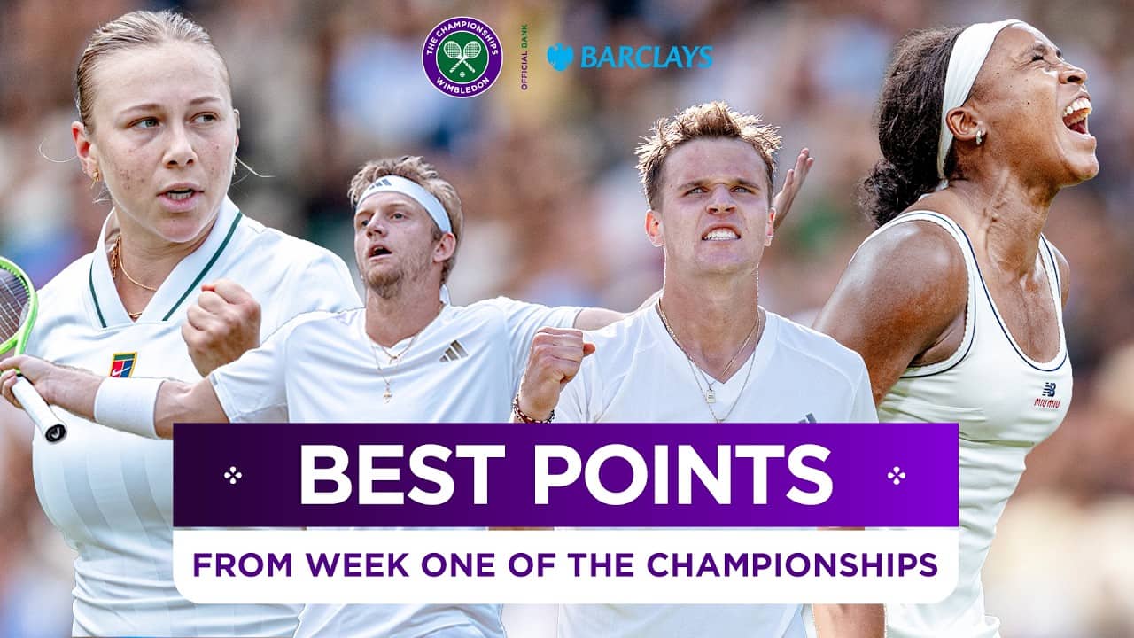 The BEST shots so far! | Every Play of the Day from week 1 presented by Barclays | Wimbledon 2026