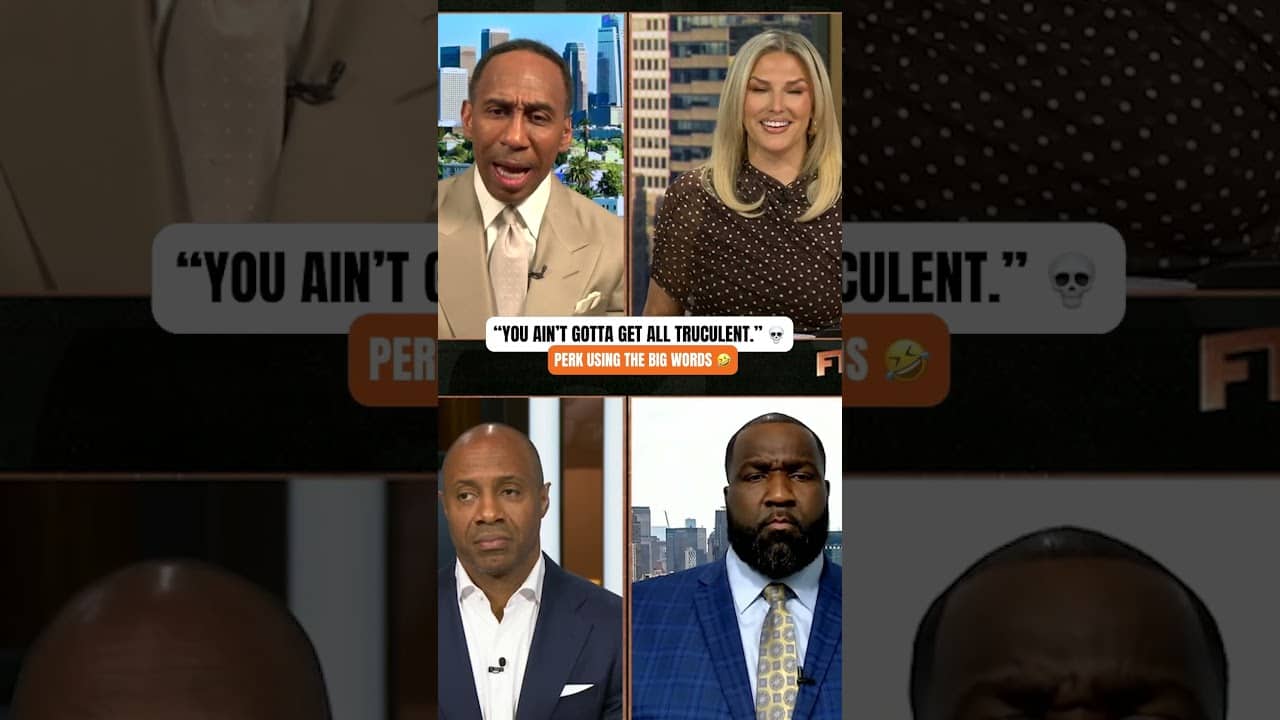 Stephen A. said it's time to break 😆