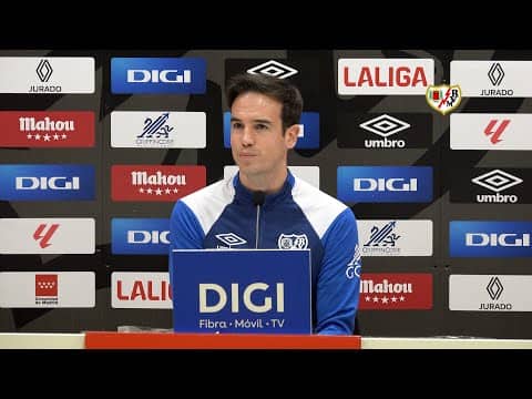 Íñigo Pérez en la previa del Rayo Vallecano - Real Oviedo