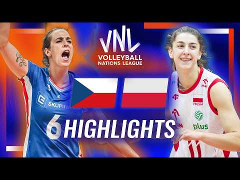 Czechia 🇨🇿 vs. Poland 🇵🇱 - Highlights | Week 1 | Women's VNL 2026