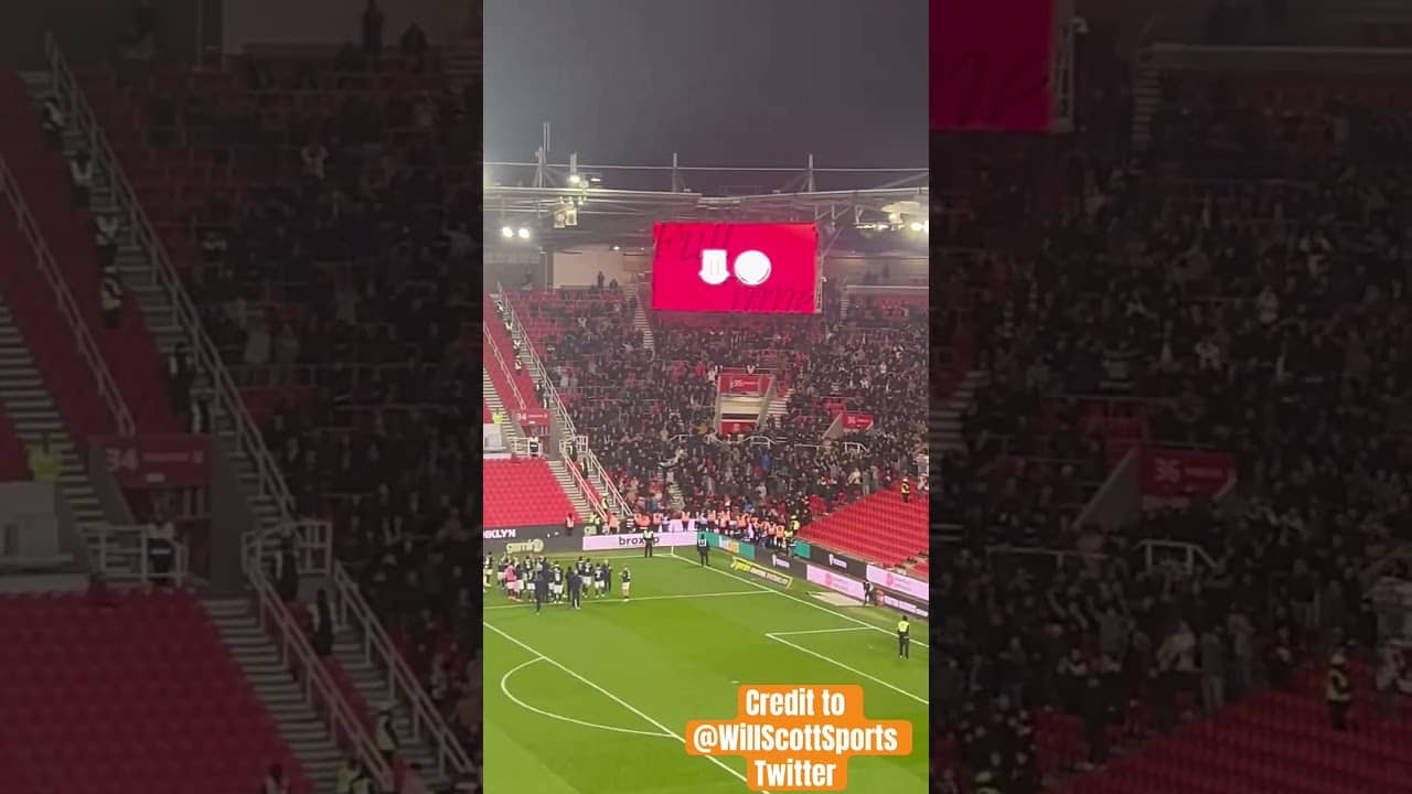 Millwall fans at Stoke #millwallfc