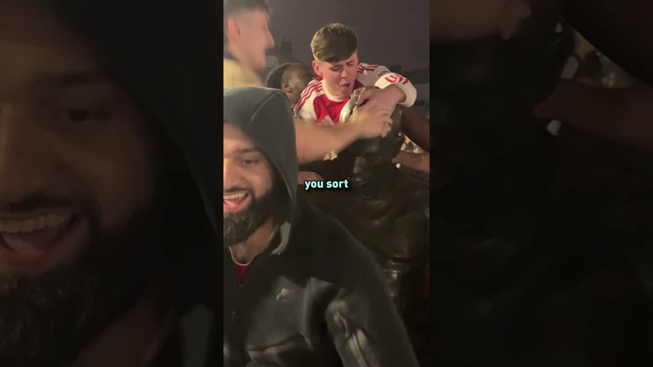 James Benge recaps the scenes at the Emirates after Arsenal won their first EPL title since 2004 🎉
