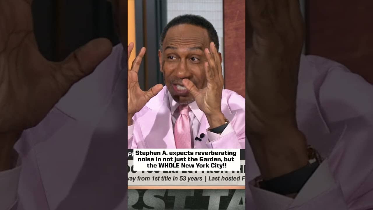 Stephen A. is expecting MADNESS in Game 3 🍿