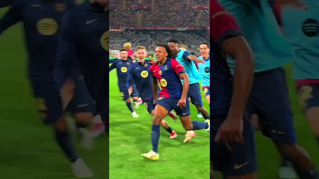 One year since that moment 🥹 #shorts #fcbarcelona #kounde