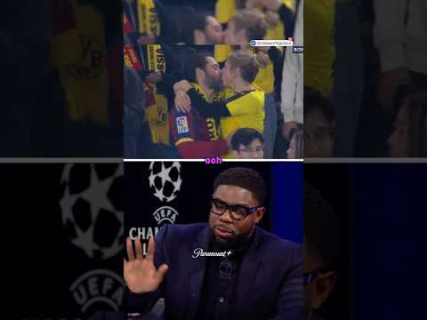 Dortmund and Barcelona Fans Share Kiss😘❤ | UCL Today | CBS Sports Golazo