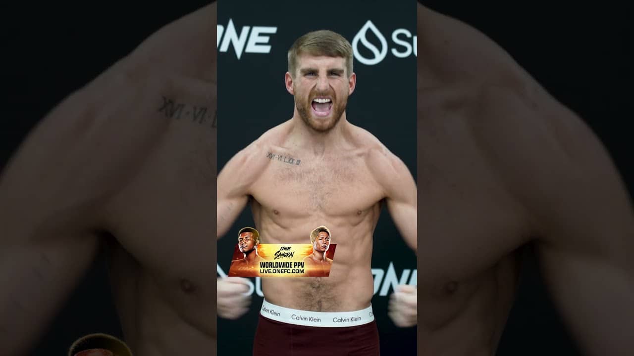 Game face ON 👊 Jonathan Haggerty and Yuki Yoza have made weight at ONE SAMURAI 1!