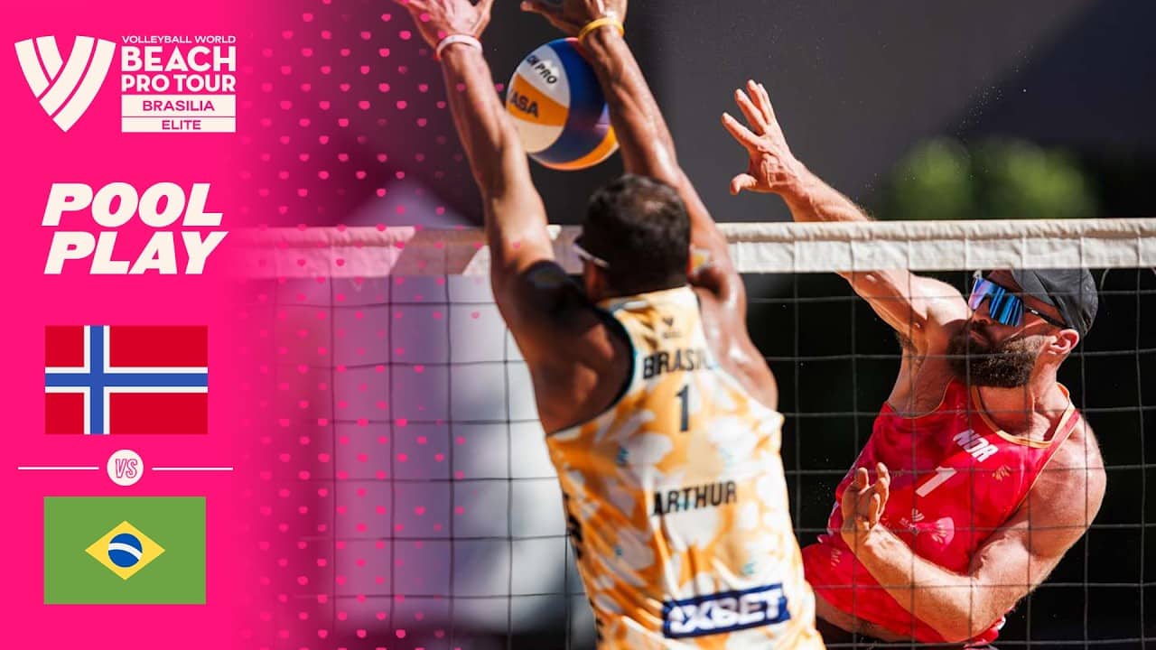 Mol, H./Berntsen vs. Arthur/Adrielson - Pool Play Highlights | Brasilia 2026 #BeachProTour