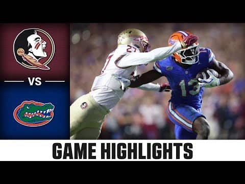 Florida State vs. Florida Game Highlights | 2025 ACC Football