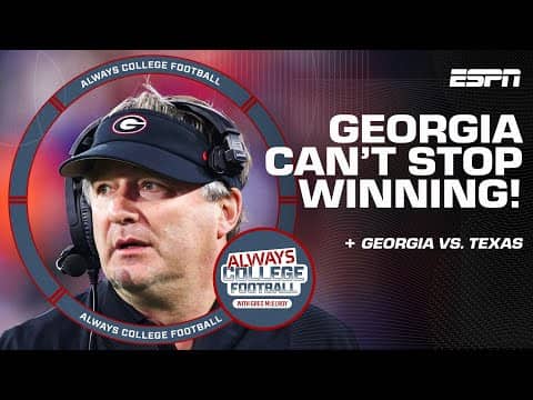 Georgia is PEAKING at the right time... | Always College Football