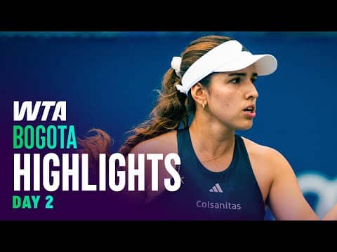 Catch the action from Day 2 in Bogota featuring Osorio, and more! | WTA Match Highlights