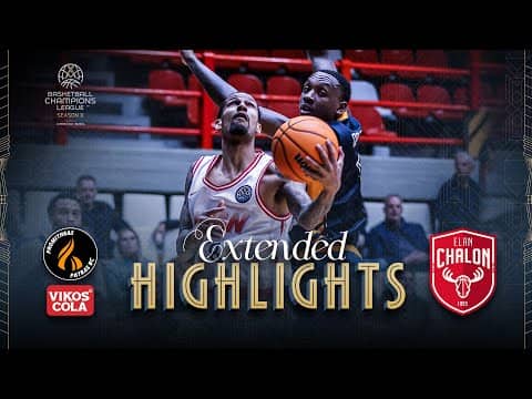 Promitheas Patras BC Vikos Cola v Elan Chalon | Full Game Highlights | #BasketballCL 2025-26