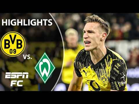Borussia Dortmund vs. Werder Bremen | Bundesliga Highlights | ESPN FC