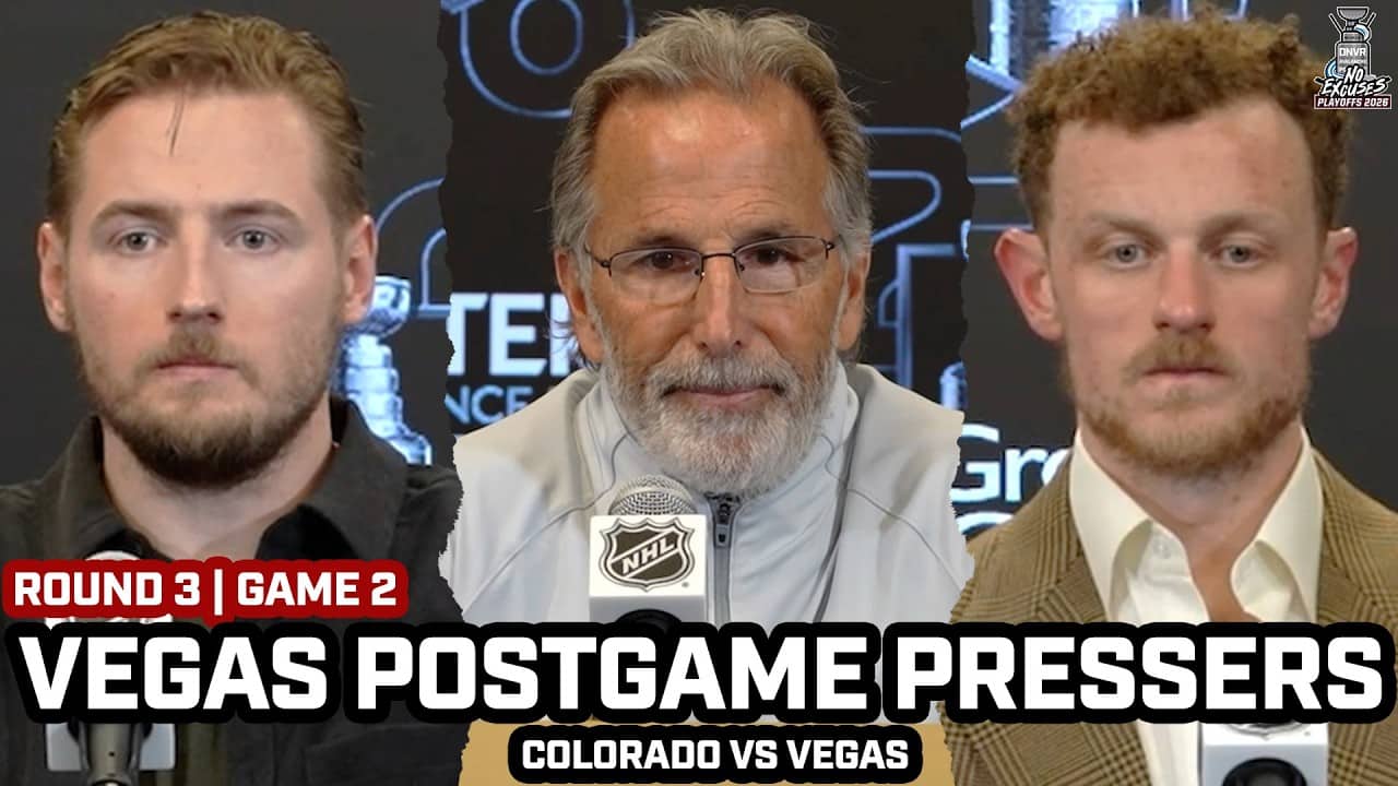 John Tortorella & Vegas PRAISE Carter Hart But NOT SATISFIED After Avs Go DOWN 0-2 vs Golden Knights
