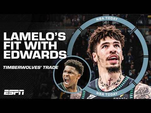 Best backcourt in the league? 👀 Breaking down how LaMelo Ball fits with Anthony Edwards | NBA Today