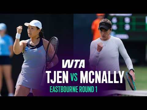 Janice Tjen vs. Catherine McNally | 2026 Eastbourne Round 1 | WTA Match Highlights