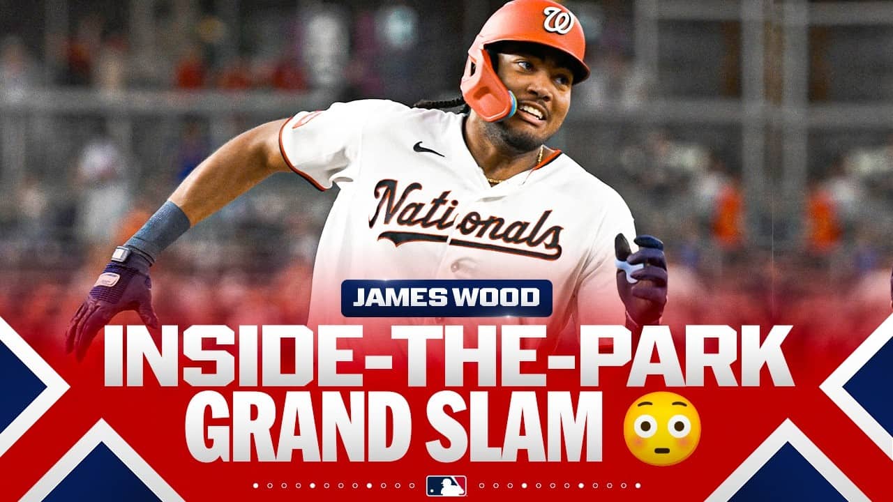 INSIDE-THE-PARK GRAND SLAM for James Wood!!!! 😳 | MLB Highlights