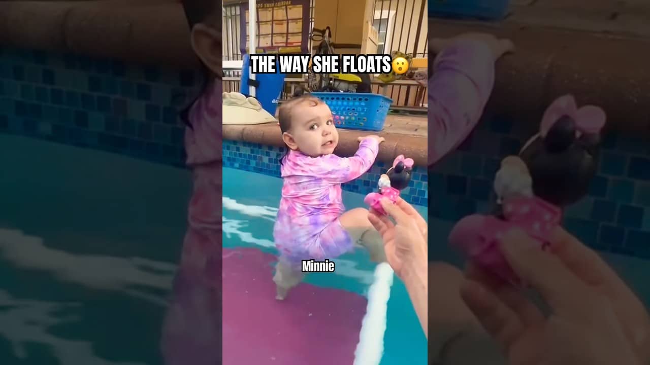 IMPRESSIVE BABY FLOATING👀