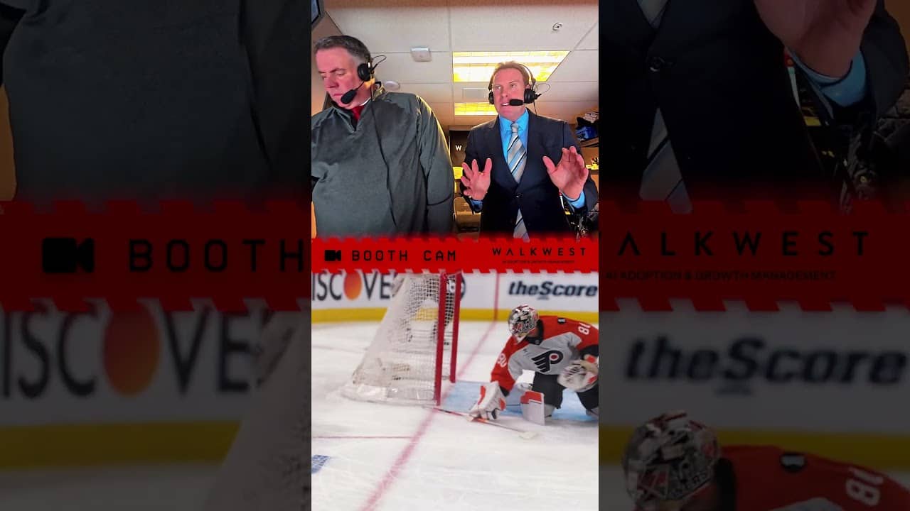 Brought out The Booth Cam for the playoffs 👏