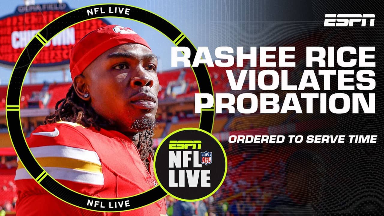 Rashee Rice ordered to serve 30 days in jail after violating his probation 🚨 | NFL Live