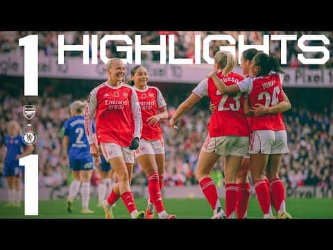 RUSSO RESCUES POINT IN LONDON DERBY | HIGHLIGHTS | Arsenal vs Chelsea (1-1) | WSL