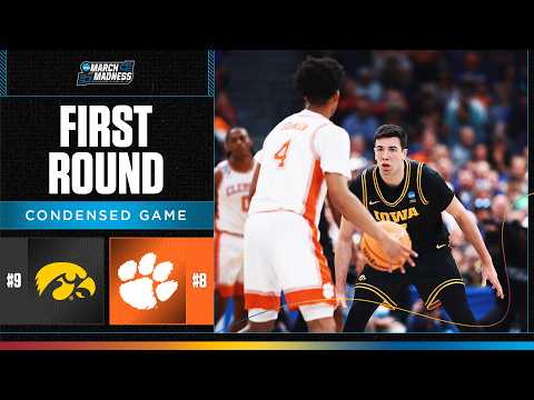 Iowa vs. Clemson - First round NCAA tournament extended highlights