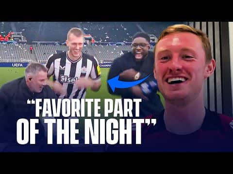 Sean Longstaff relives his FAVORITE Newcastle moments! | Scoring, fans & Dan Burn's dance 😂
