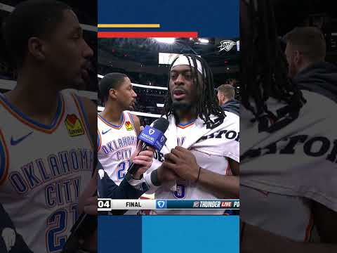 Whole team effort on both ends ⚡️ Catch up with Dort as he speaks with Nick Gallo after the win 🎙️