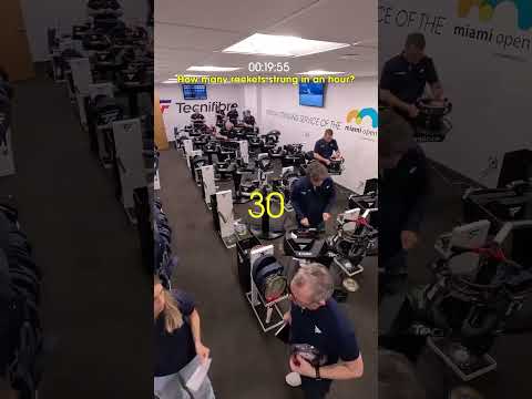 TECNIFIBRE | CCTV in the stringing service 👀