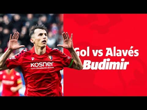 Gol de Ante Budimir vs Alavés | Club Atlético Osasuna