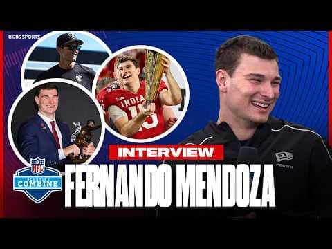 Fernando Mendoza says a team told him to get arrested so he'd fall in the NFL draft 😂