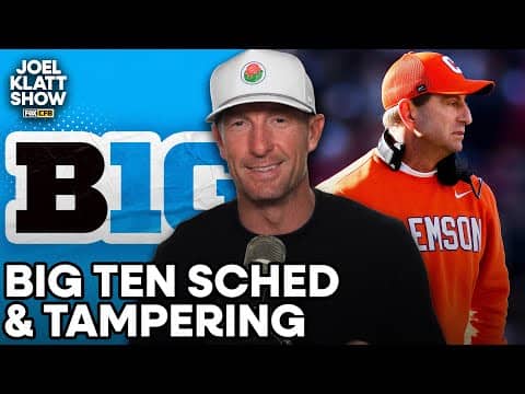 Top 5 Games that will decide the Big Ten, Schedule Lottery Winners & Losers + Dabo vs Tampering